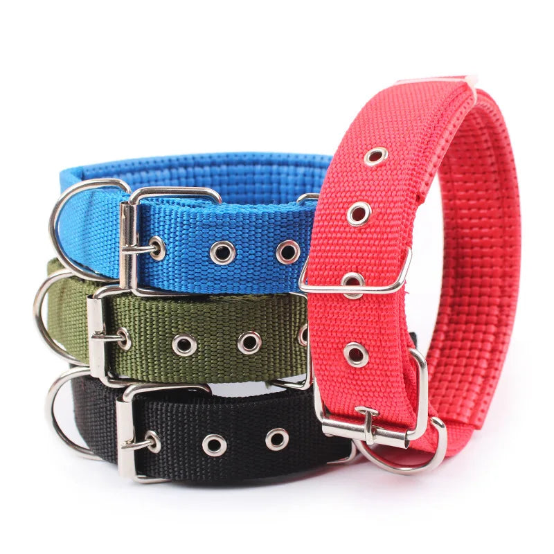 Durable Nylon Dog Collars for All Breeds - Perfect for Small, Medium, and Large Dogs!