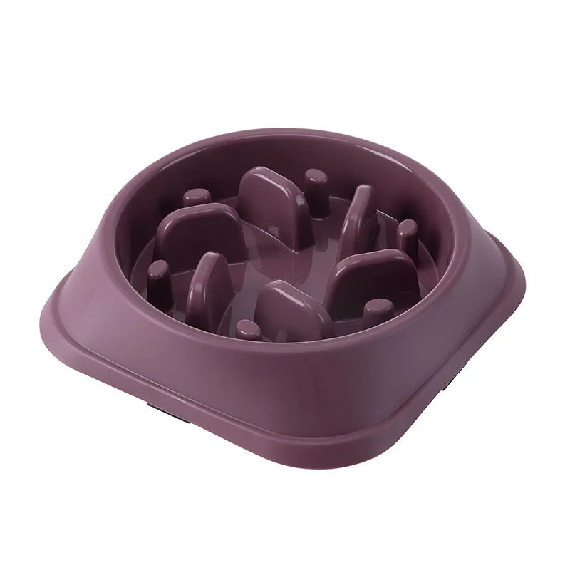 Slow Feed Bowls for Dogs - Anti-Choking, Thickened, Non-Slip Design in Various Colours and Shapes for Healthy Eating
