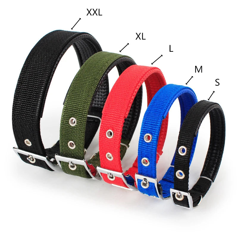 Durable Nylon Dog Collars for All Breeds - Perfect for Small, Medium, and Large Dogs!