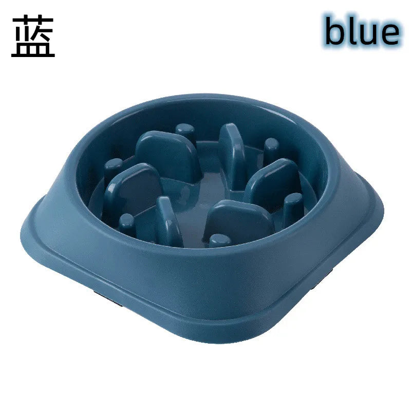 Slow Feed Bowls for Dogs - Anti-Choking, Thickened, Non-Slip Design in Various Colours and Shapes for Healthy Eating