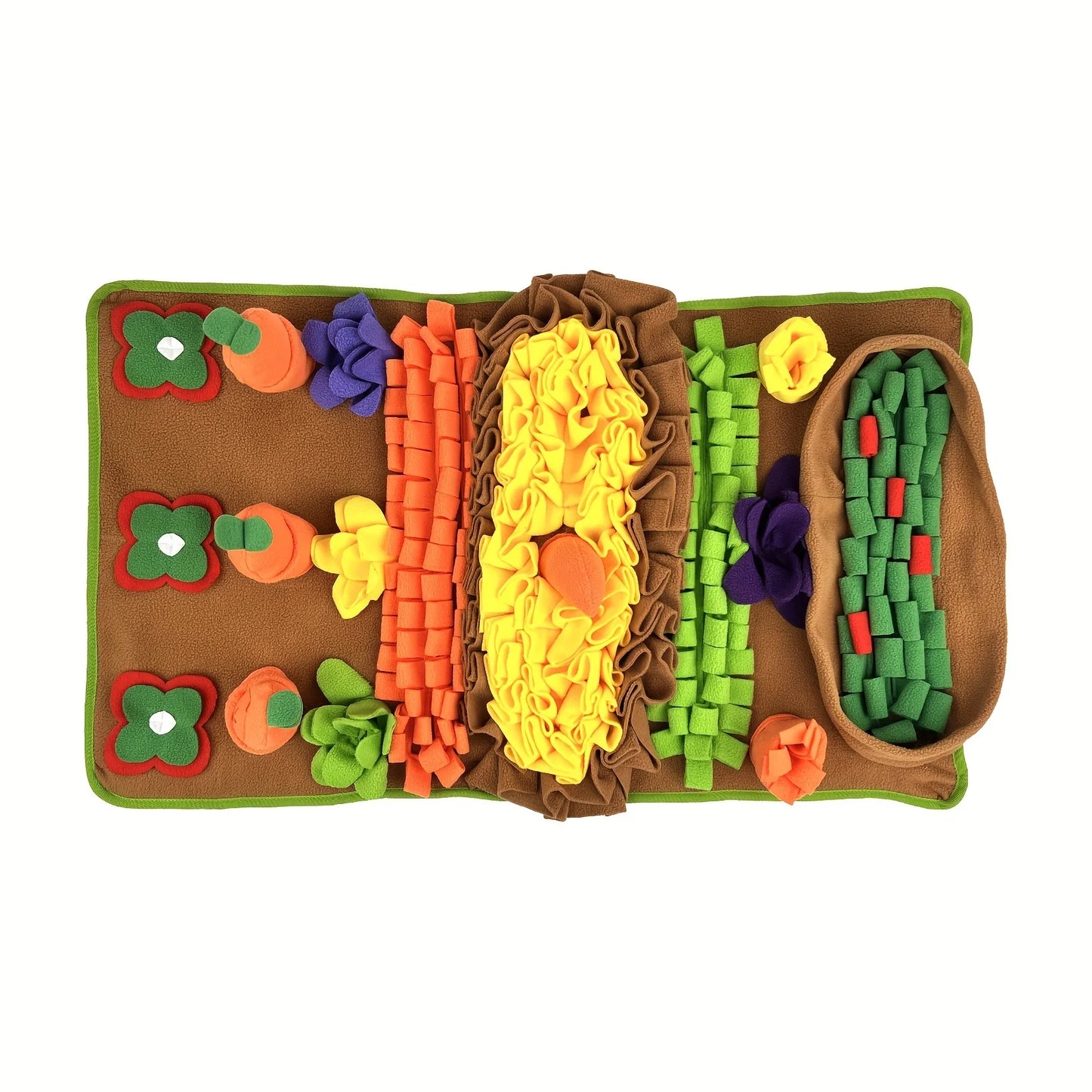 Interactive Pet Snuffle Mat for Dogs - Engaging Nosework Feeding Puzzle for Stress Relief and Training