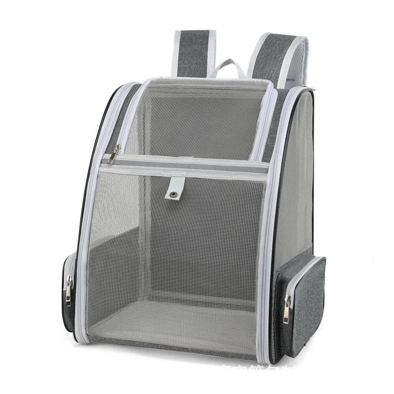 Breathable Pet Cat Carrier Backpack - Ideal for Cats & Small Dogs Up to 6kg - Perfect for Outdoor Travel!