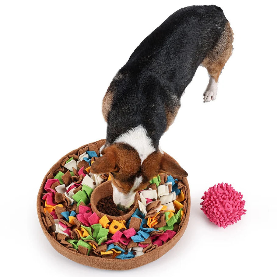 Interactive Snuffle Mat for Dogs - Adjustable Digging Toy for Engaging Sniffing Fun!