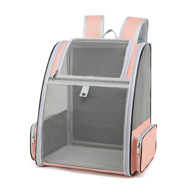 Breathable Pet Cat Carrier Backpack - Ideal for Cats & Small Dogs Up to 6kg - Perfect for Outdoor Travel!