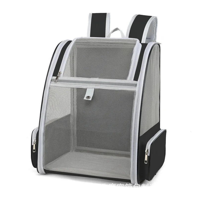 Breathable Pet Cat Carrier Backpack - Ideal for Cats & Small Dogs Up to 6kg - Perfect for Outdoor Travel!