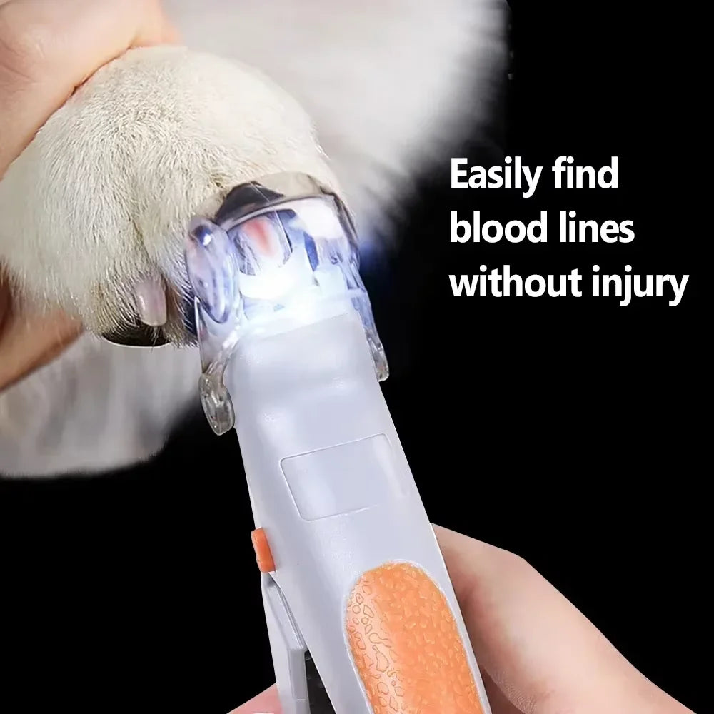 Brighten Up Your Pet's Grooming Experience with Our LED Nail Clipper - Ideal for Cats & Dogs!