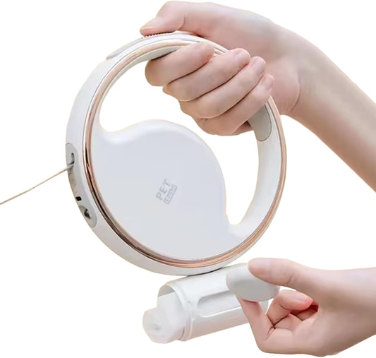 Unleash Adventure with the Ultimate 3M Extendable Dog Leash!  Tangle-Free, LED Light, and Anti-Slip Handle – Perfect for Your Small to Medium Pups!