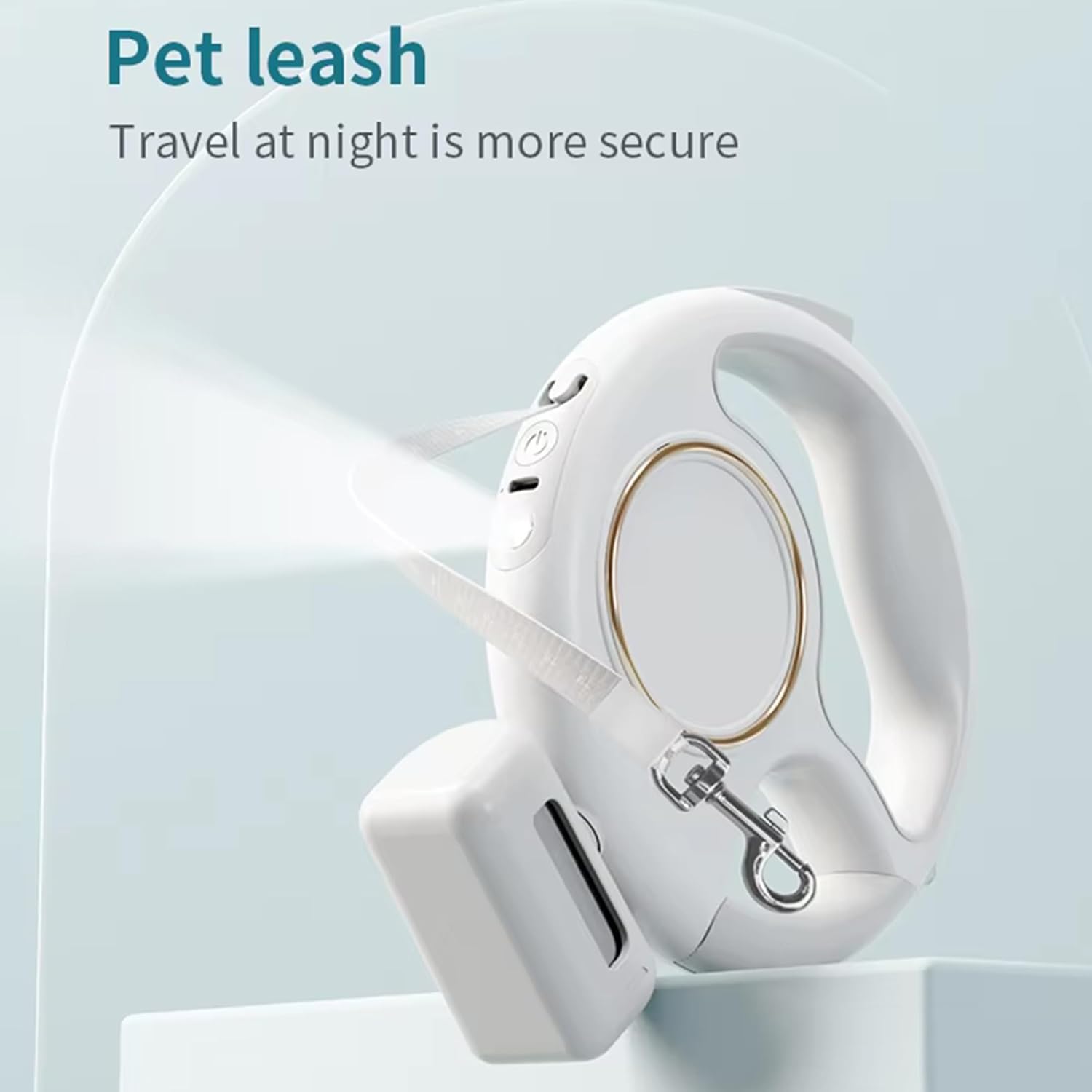 Unleash Adventure with the Ultimate 3M Extendable Dog Leash!  Tangle-Free, LED Light, and Anti-Slip Handle – Perfect for Your Small to Medium Pups!