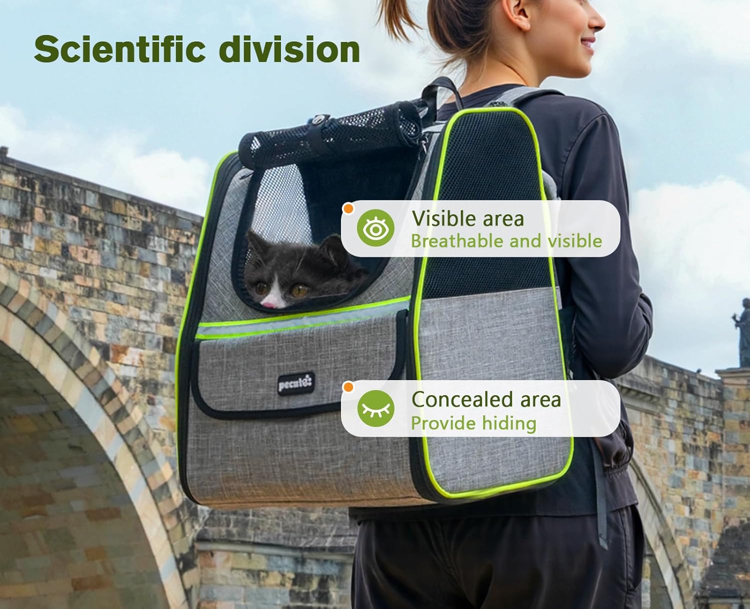 Ultimate Pet Backpack Carrier for Cats & Small Dogs - Perfect for Travel, Hiking, and Outdoor Adventures!