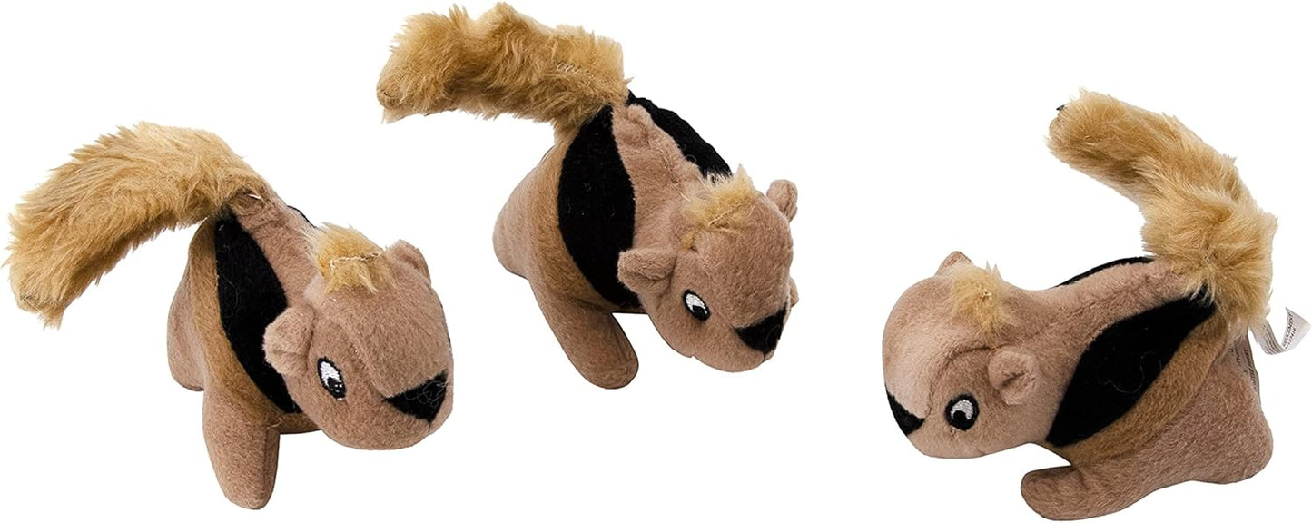 Plush Squirrel Hide and Seek Dog Toy - Interactive Squeaky Toy for Birthday Fun, Mental Stimulation, and Boredom Relief
