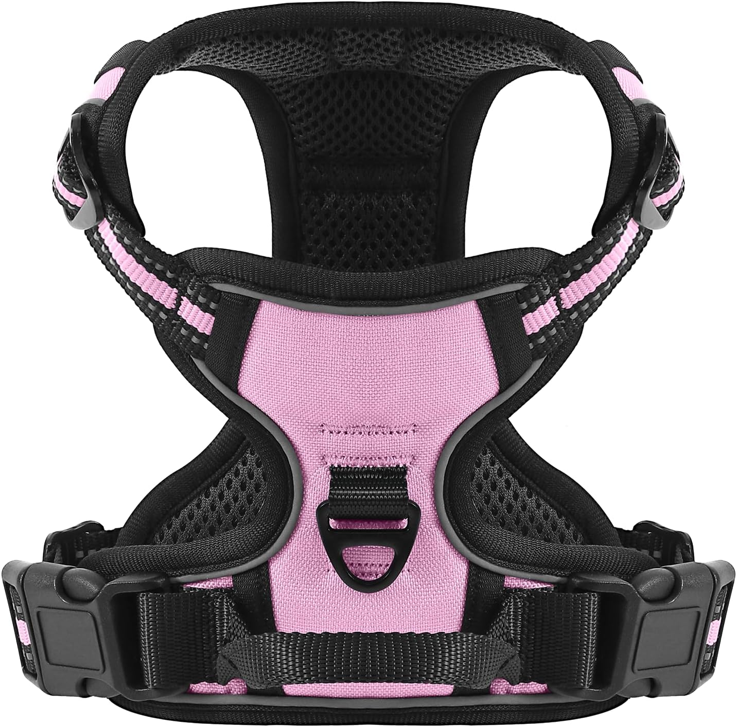 No-Pull Adjustable Dog Harness - Reflective Front Clip with Easy Control Handle, Perfect for Small to Large Dogs