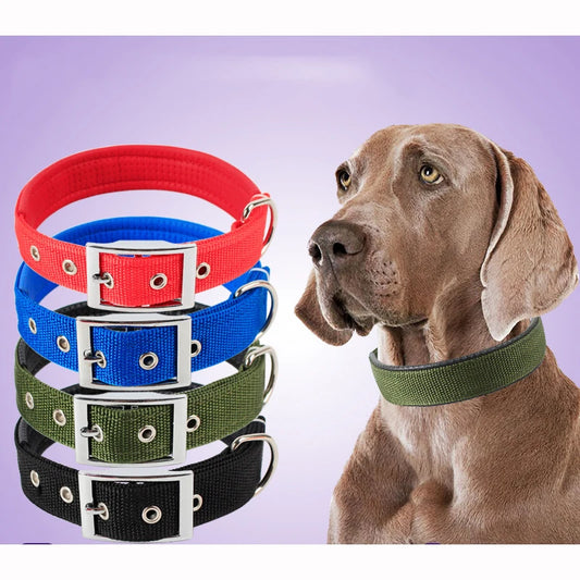 Durable Nylon Dog Collars for All Breeds - Perfect for Small, Medium, and Large Dogs!