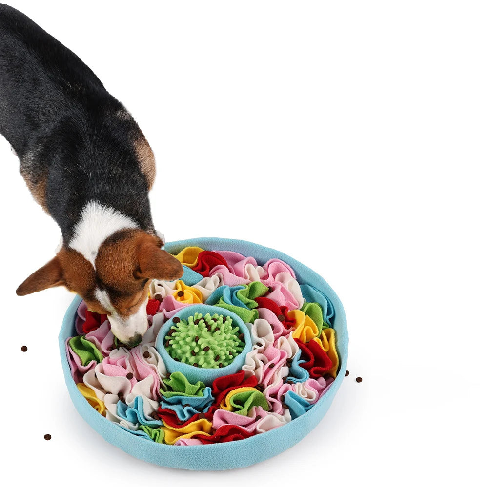 Interactive Snuffle Mat for Dogs - Adjustable Digging Toy for Engaging Sniffing Fun!