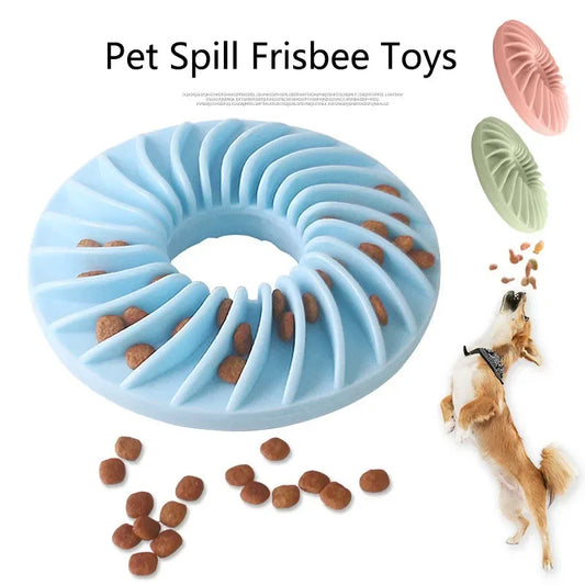 Soft Round TPR Dog Toy - Slow Feeder & Teether for Puppies - Fun Puzzle Entertainment!